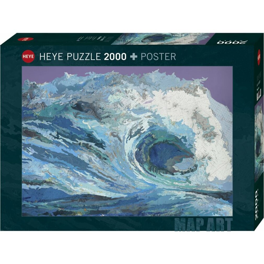 Heye Puzzel Map Wave 2000 stukken