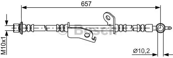 Bosch 1 987 481 789 Brake hose