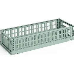 Hay Colour Crate Aufbewahrungskorb Mini Oblong, Salbei