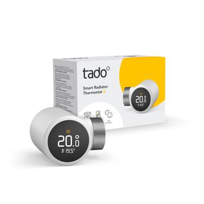 TADO Heizkörperthermostat "Bridge + 2 Heizkörperthermostate+ Hombli Christmas Light", weiß, B:12,3cm H:23,5cm T:17cm, Heizkörperthermostate