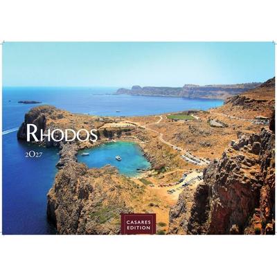 Rhodos Kalender 2027 – Wandkalender | Fotokalender Griechenland 35x50cm Großformat, Premium Qualität, Urlaub, Ferien, Reise & Lifestyle – Perfekt für