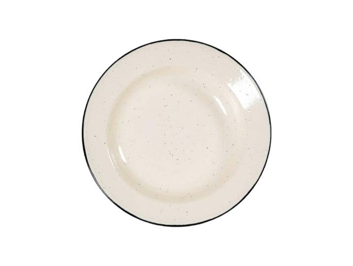 Sagaform - Assiette émaillée « Doris » - Beige