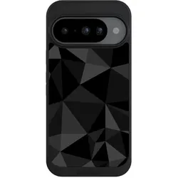 Nivocase Handyhülle für Google Pixel 10 Hülle NIVOpure Case Schwarz Abstrakt Geometric Muster (Google Pixel 10), Smartphone Hülle, Schwarz