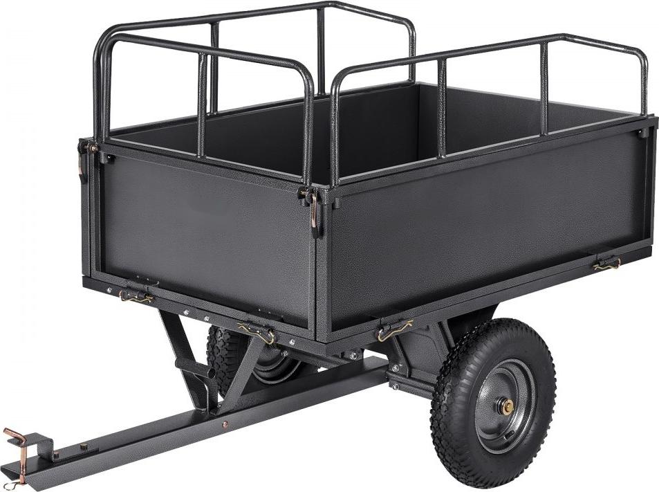 ATV UTV Kippanhänger 272kg - Anhängerwagen zum Hinterherziehen - Kippwagen- Anhänger für ATV UTV