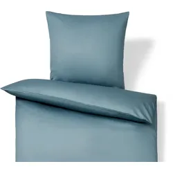 Tchibo - Baumwollsatin-Bettwäsche - blau