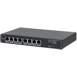 Dahua Switch DH-SMG1008 SMG1008 (8 Ports), Netzwerk Switch, Schwarz