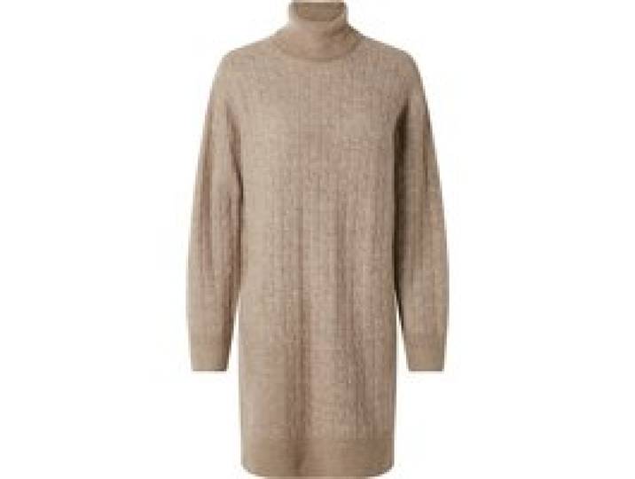 ESMARA® Robe en maille femme (beige, XL(46/48))
