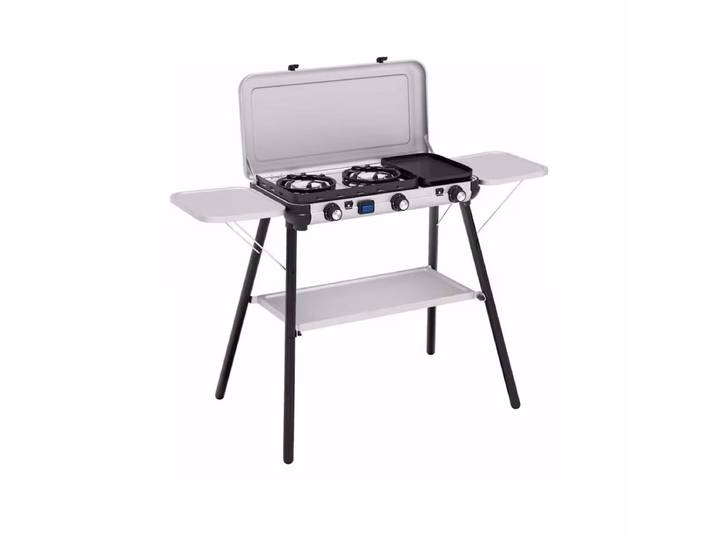 Campingaz Camping Kitchen 2 Multi-Cook Plus Gaskocher – Gasgrill – grau