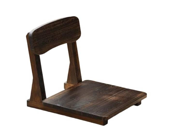 XIEHEMAO Tragbarer Bodenstuhl,Tatami-Stuhl mit Neigbarer Rückenlehne Japanischer Beinloser Bodensitzstuhl,Ergonomisches Design Kompakt & Stabil für Wohnzimmer Terrasse Balkon