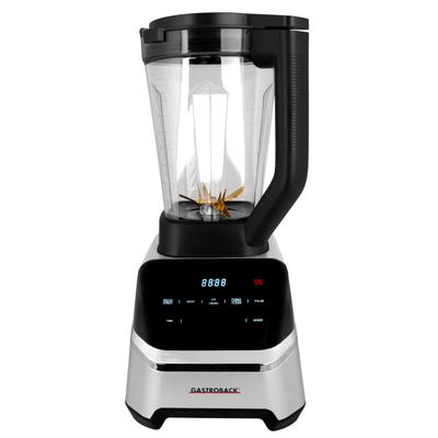 GASTROBACK Standmixer "40987, Design Multi-Power Mix & Soup", schwarz (silber, schwarz), B:23,8cm H:43cm T:19,8cm, Zerkleinerer