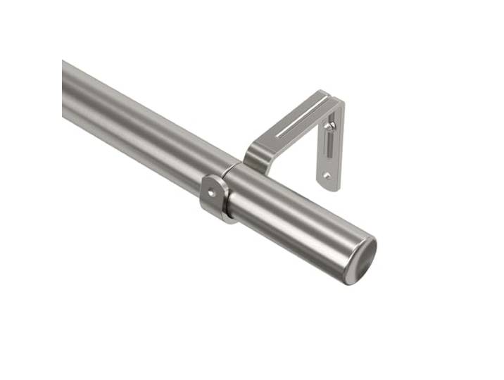 Umbra Zen Gardinenstange zylindrische Endstücke, 81-163 cm, Nickel