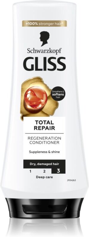 Schwarzkopf Gliss Total Repair après-shampoing régénération intense 200 ml