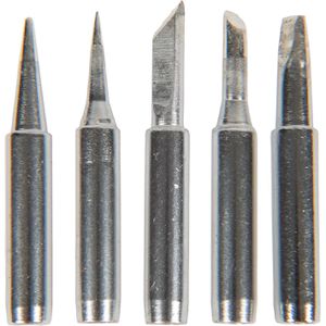 Einhell Lötspitze 4502161, Dauerlötspitzen, Set, 5 verschiedene Formen, gerade, 5-teilig
