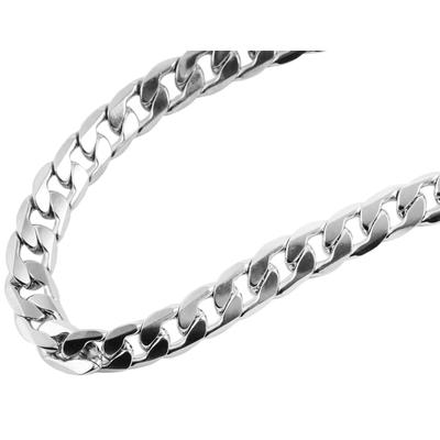 Kette ohne Anhänger ADELIA´S "Halskette – Panzerkette aus Edelstahl" Gr. 60, silber, Halsketten, Herren, 60, Edelstahl, Geschenkidee: zeitlos und vielseitig