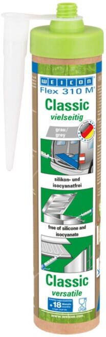 WEICON Colle Flex 310 M Classic 280 ml gris élastique (10104007)
