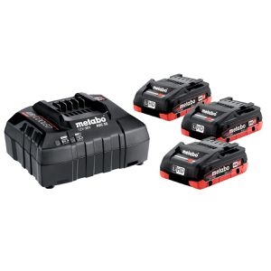 Metabo Werkzeugakku Basis Set, 685132000, 18V / 4,0Ah, 3 Akkus und Ladegerät