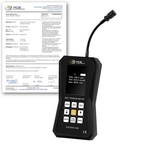PCE Instruments PCE-BTM 1000-ICA Kraftmessgerät ISO