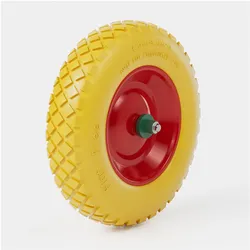 Wiltec, Zubehör Gartenwerkzeug, Schubkarren PU Rad