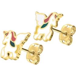 Titan Ohrstecker EINHORN