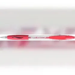BiC Kugelschreiber Atlantis, rot gummierte Griffzone