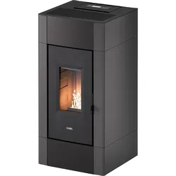 Pelletofen Cadel Cristal 9, Verkleidung Metall Anthrazit