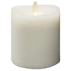 Konstsmide Weihnachtsbeleuchtung  LED Echtwachskerze cremeweiß 3D 11,4cm