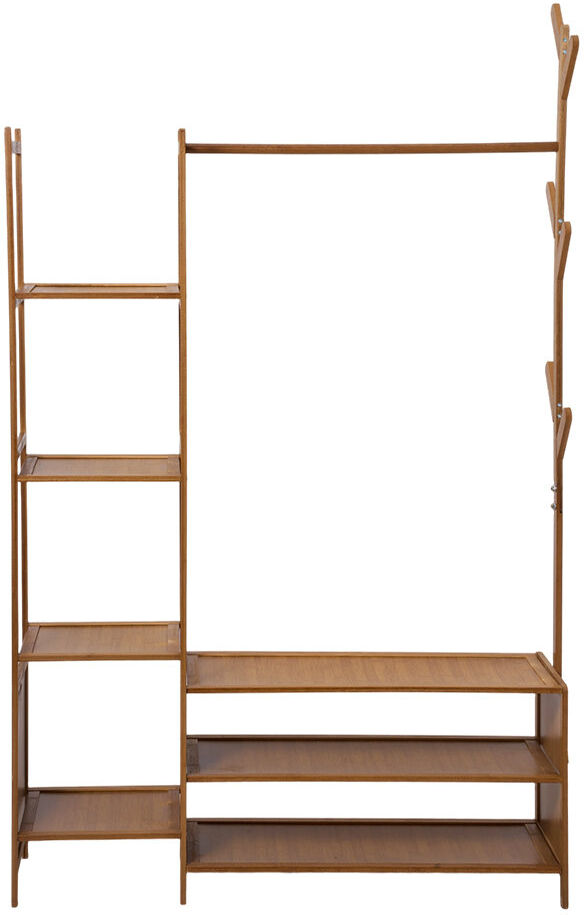 Lily Manor 100cm Clothing Rack Light Brown