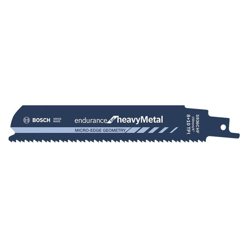 Bosch Professional Zubehör PRO Thick Metal precise S937HBF Blatt, 1,1 x 25 x 150 mm, 5-tlg. (2608658997)