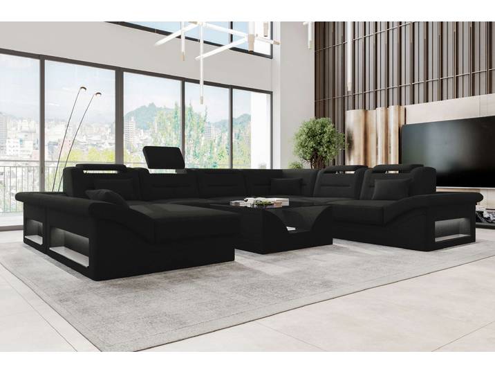 XXL Wohnlandschaft Enzo Stoffsofa