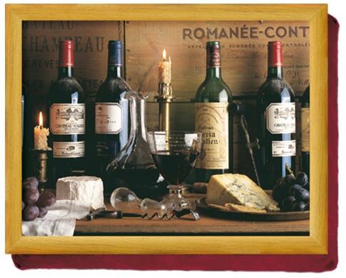 Creative Labs Tops Vintage Wine Lap Tray