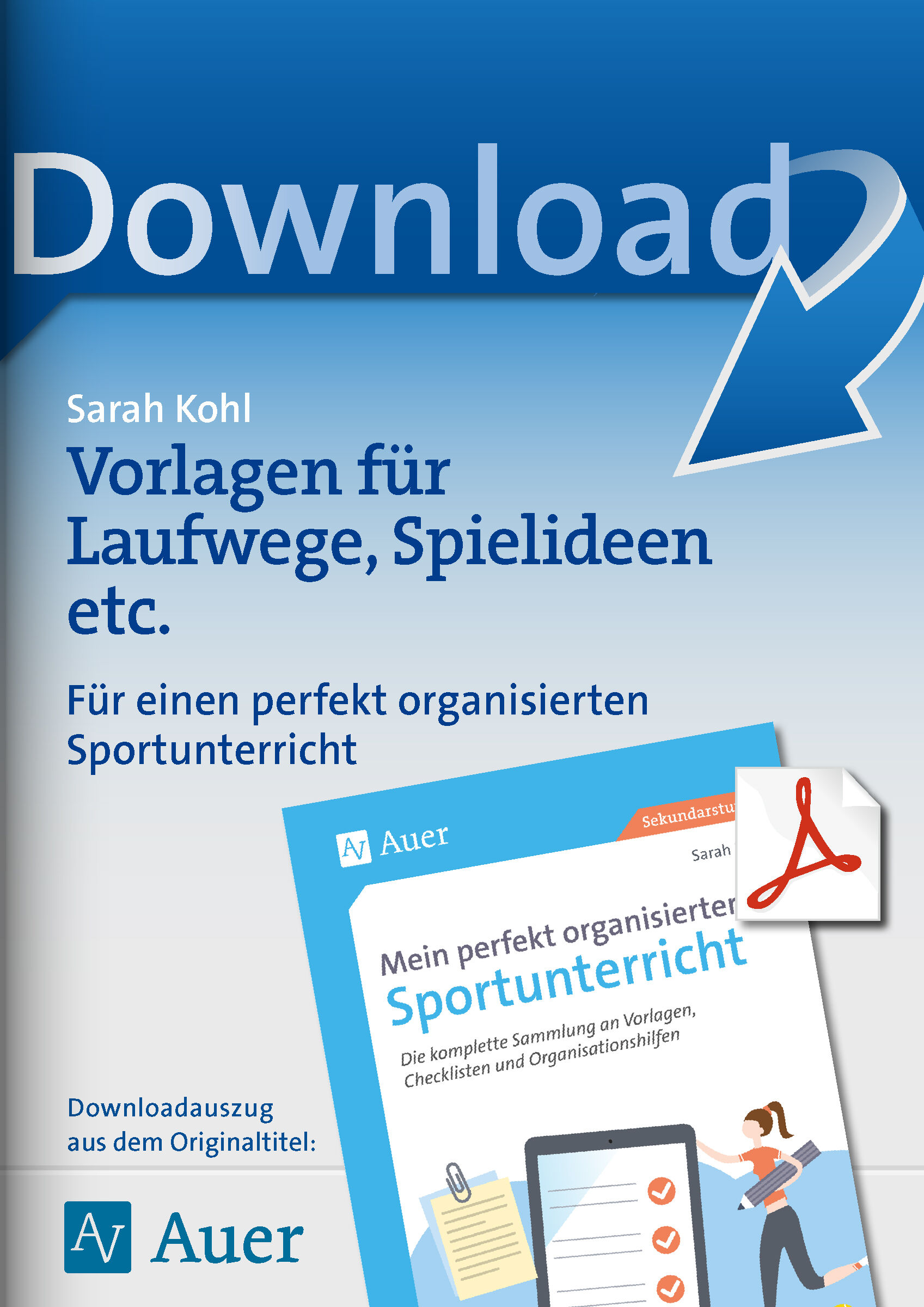 Auer Verlag Vorlagen für Laufwege, Spielideen etc.