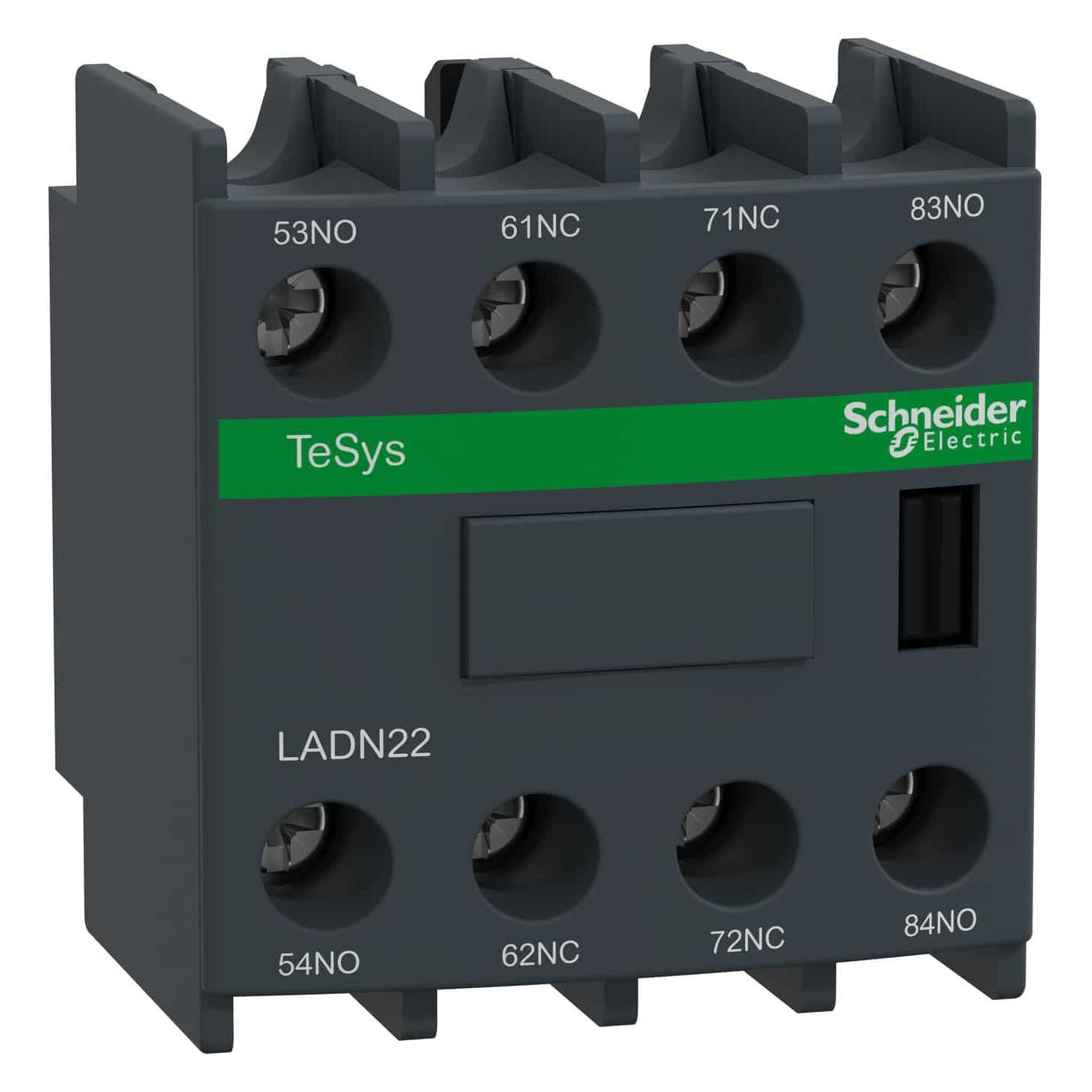 Schneider Electric Hilfskontaktblock 2 Schließer 2 Öffner (LADN22)