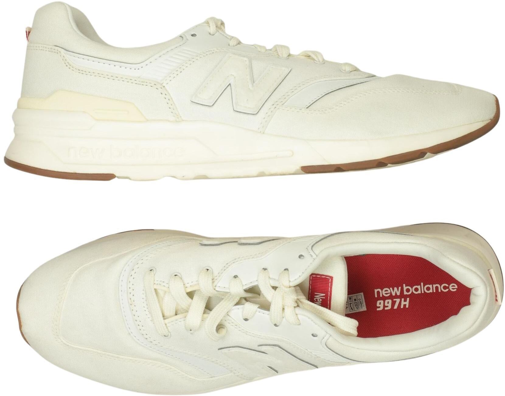 New Balance Herren Sneaker, Cremeweiß, Gr. EU 47.5, Kunstleder - Second Hand