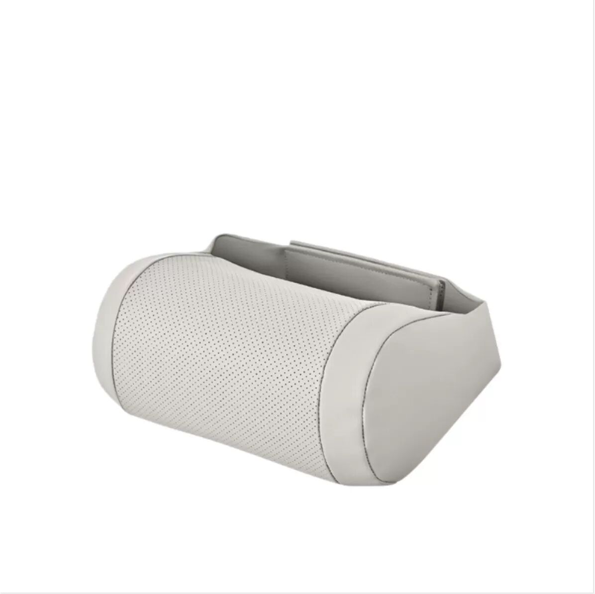 INF Auto Nackenkissen mit Memory Foam und Latex-Baumwolle für komfortable Kopf- und Nackenstütze Weiß