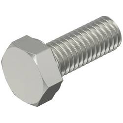 OBO Bettermann DIN933 M6x16 V4A 3156016 Sechskantschraube 6 mm 16 mm Stahl nicht rostend 100 St.