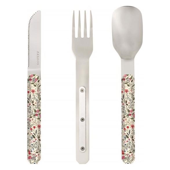 Akinod Outdoor-Besteck-Set Straight Cutlery 12h34 (A01M00021)