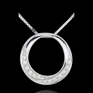 Edenly Collier Lady in WeiÃŸgold