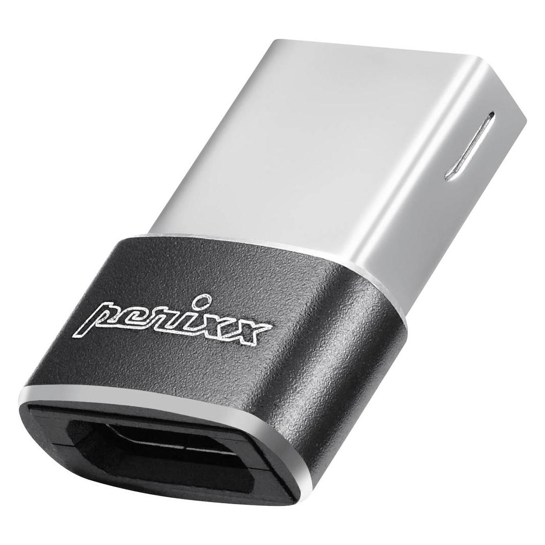 Perixx USB 2.0 Adapter (1x USB 2.0 Stecker A - 1x USB 2.0 Buchse C) PERIPRO-408 (12128)