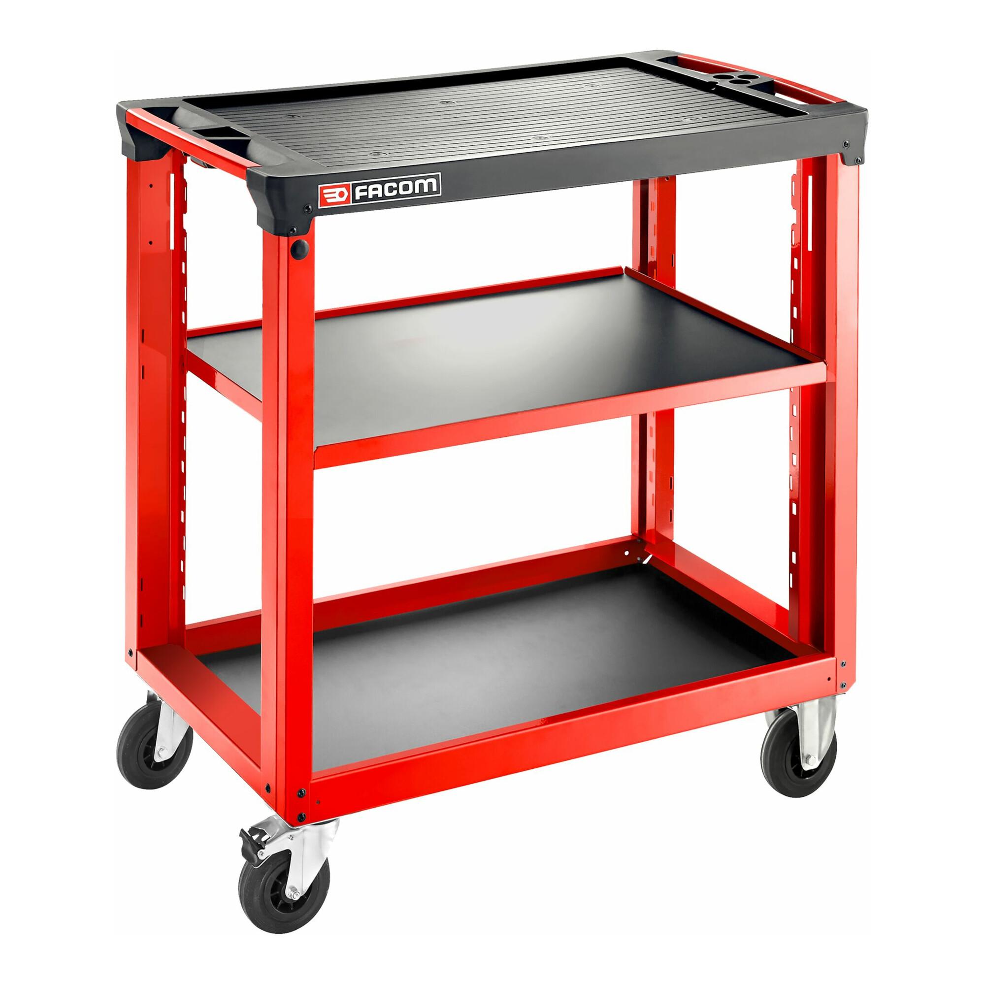 Facom Fahrbarer Beistelltisch 3 Ebenen 4 Mod ROLL.UC3SM4)