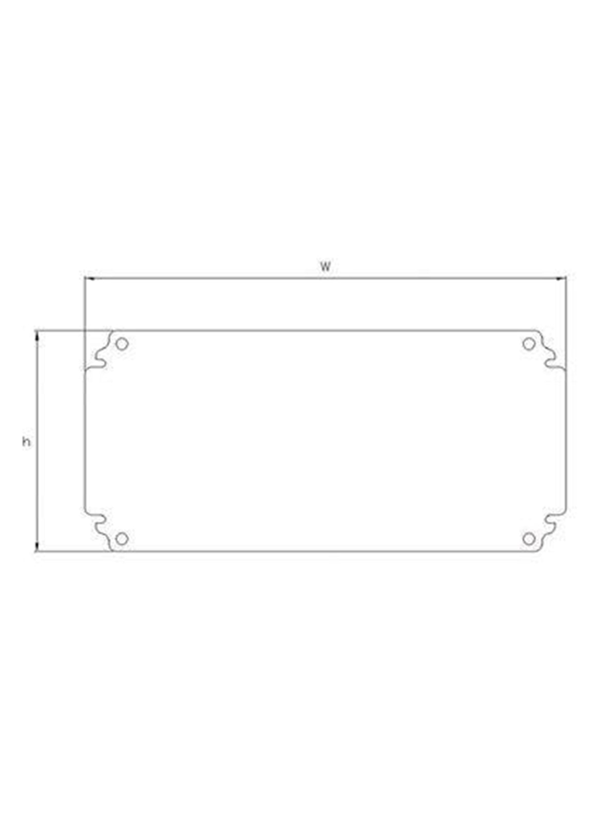 ELDON Mounting plate 200x300