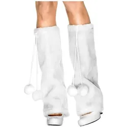 Leg Avenue Legwarmer mit Bommeln weiss