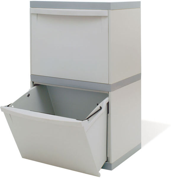 B2B Partner Mülleimer set für mülltrennung Öko-Module, 2x 30 l