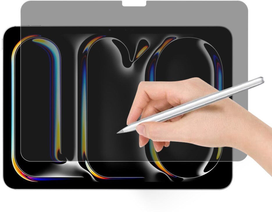 TABLETCOVERS.DK iPad Pro 11" (2025 / 2024) PET Papir Tekstur Beskyttelsesfilm m. Privacy