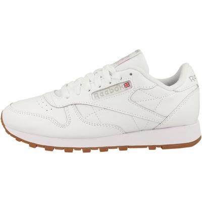 Sneaker REEBOK "Reebok Classic Leather Sneaker low Damen Schuhe", Damen, Gr. 42, Textil, weiß, Schuhe Sneaker, Ziernähte