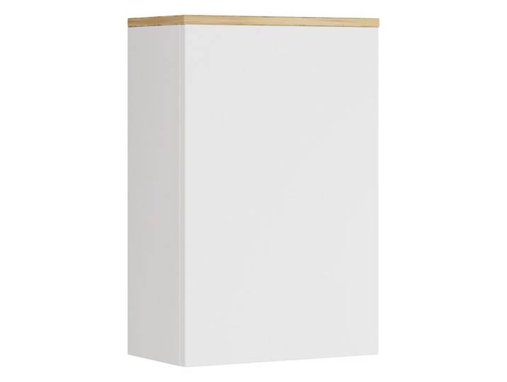 Mid.you Hängeschrank Cosila, Weiß, Honigeiche, 3-Schicht, 1 Fächer, 40x59x22 cm, hängend, Badezimmer, Badmöbel, Hängeschränke