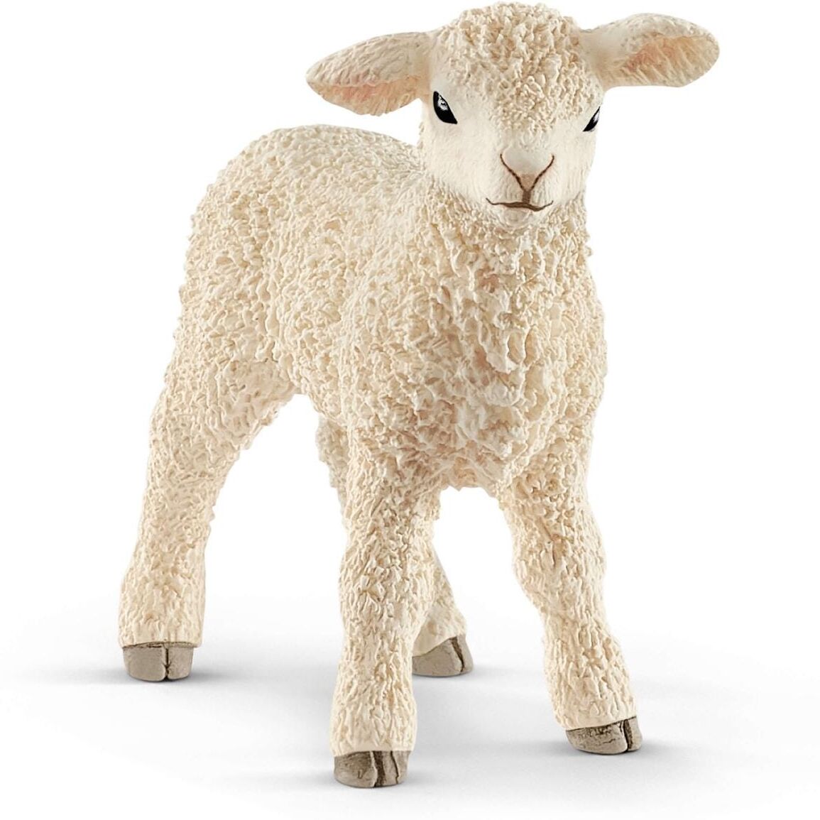 Schleich Farm World Lamb Figure, 2.3 cm x 5.1 cm x 4.7 cm, for Children