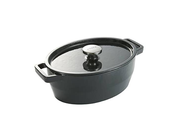 Pyrex Bratentopf, Gusseisen, Grau SC4AC33/5041