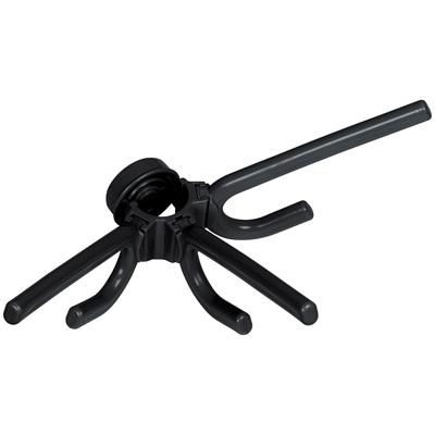 Kleiderhaken WENKO "Herkules", schwarz, B:29cm H:12,5cm L:15cm, Kunststoff, Haken, Kleiderhaken, ohne Bohren