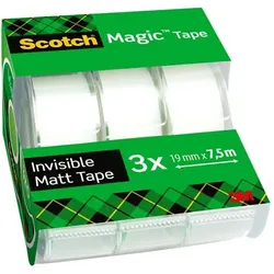 Scotch Klebeband Scotch Magic Transparent 19 mm (B) x 7,5 m (L) 3 Rollen