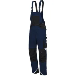 Nitras, Arbeitshose, Latzhose Gr.46 Marine/Sw Motion Tex Plus (46)